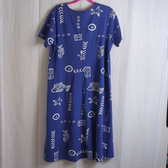 Langenlook Blue Dress Coconut Bay Large - Picture 3 of 6